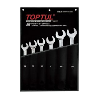 TOPTUL set viličasto-okastih ključeva 34-50 mm 6 dj. GPAB0601-TPL