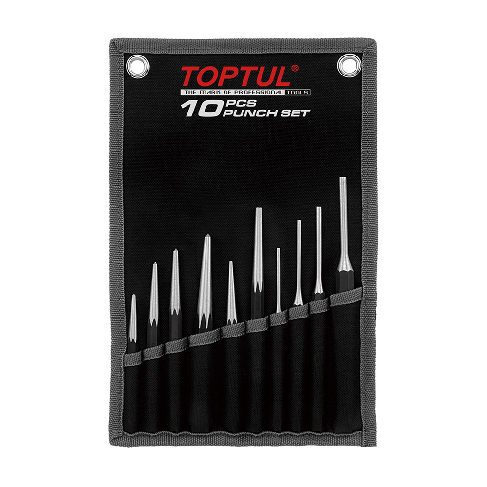 TOPTUL set izbijača 2-6 mm 10 dj. GPAQ1001-TPL