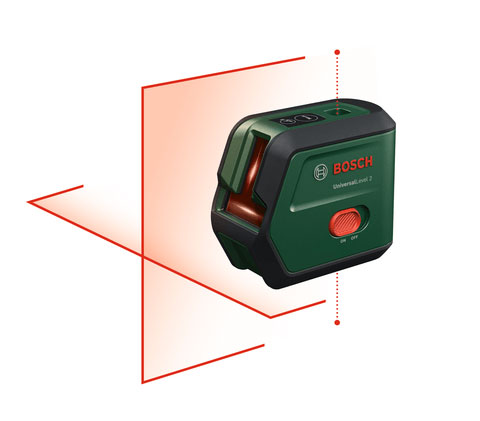 BOSCH križni laserski nivelir UniversalLevel 2 Basic Set + stativ - Slika 2