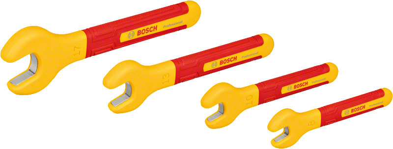 BOSCH set ključeva viljuškasti VDE 8-17 mm 4-dijelni - Slika 2