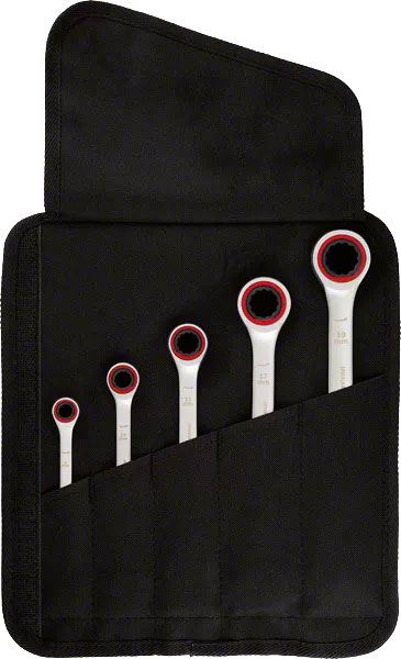 BOSCH set ključeva s račnom 8-19 mm 5-dijelni - Slika 3