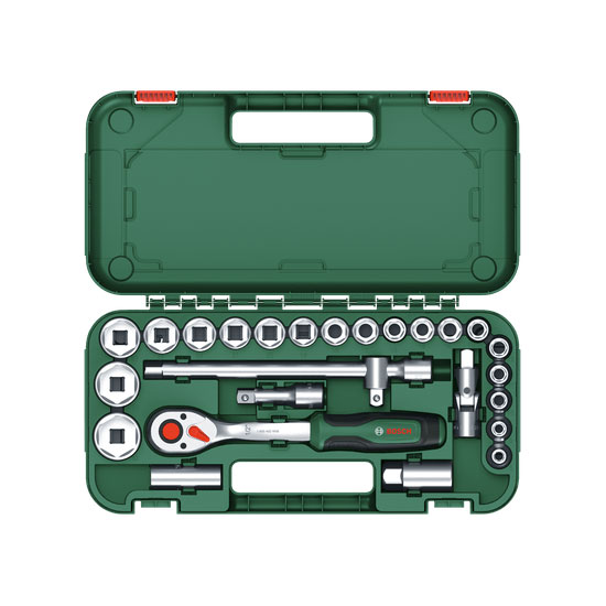 BOSCH set nasadnih ključeva 1/2" s račnom 25 dj. - Slika 2
