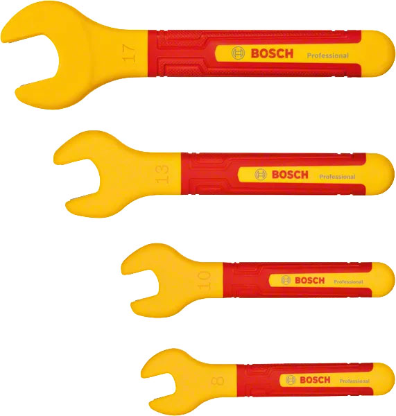 BOSCH set ključeva viljuškasti VDE 8-17 mm 4-dijelni - Slika 4