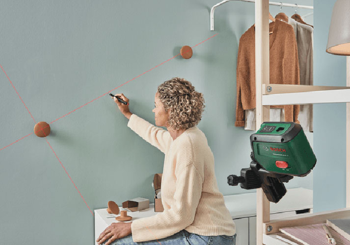 BOSCH križni laserski nivelir UniversalLevel 2 Basic Set + stativ - Slika 4
