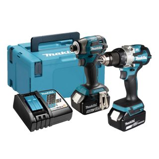 MAKITA aku set DLX2527TJ – bušilica-odvijač DDF489 + udarni odvijač DTD173
