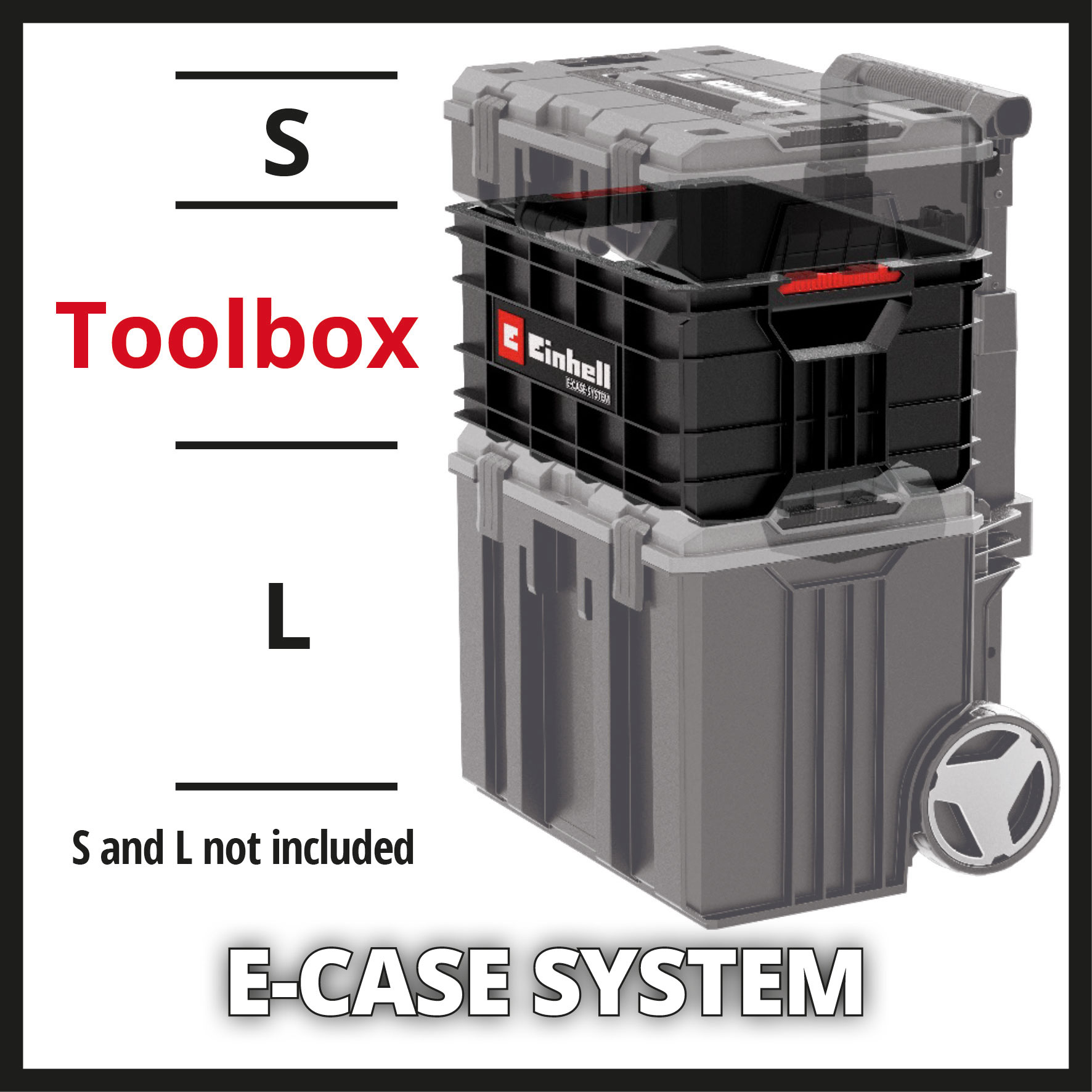 EINHELL plastična kutija za alat E-Case - Slika 3