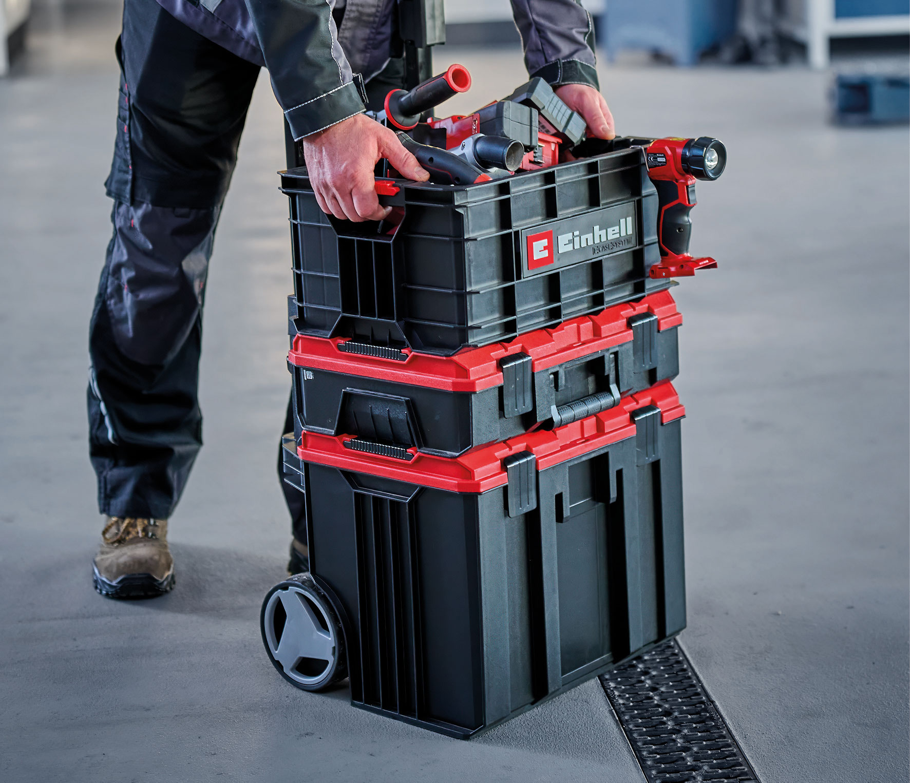 EINHELL plastična kutija za alat E-Case - Slika 5