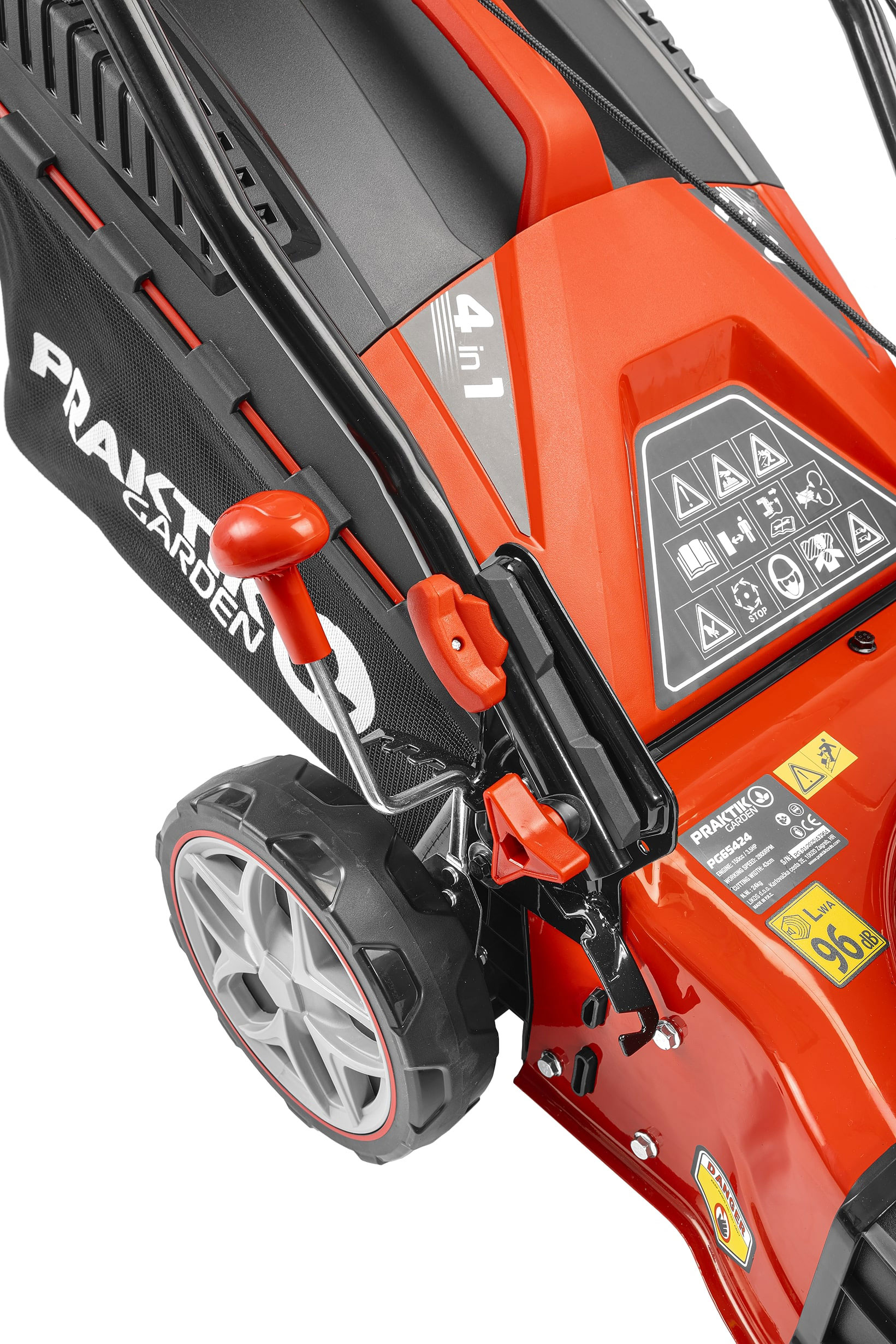 PRAKTIK Garden samohodna motorna kosilica PG65424 4u1 - Slika 7