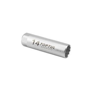 TOPTUL nasadni ključ za sviječice 3/8" 14 mm BAAX1214-TPL