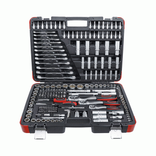 BGS set nasadnih ključeva i bitova 1/4”+ 3/8”+ 1/2” 216 dj. 15216