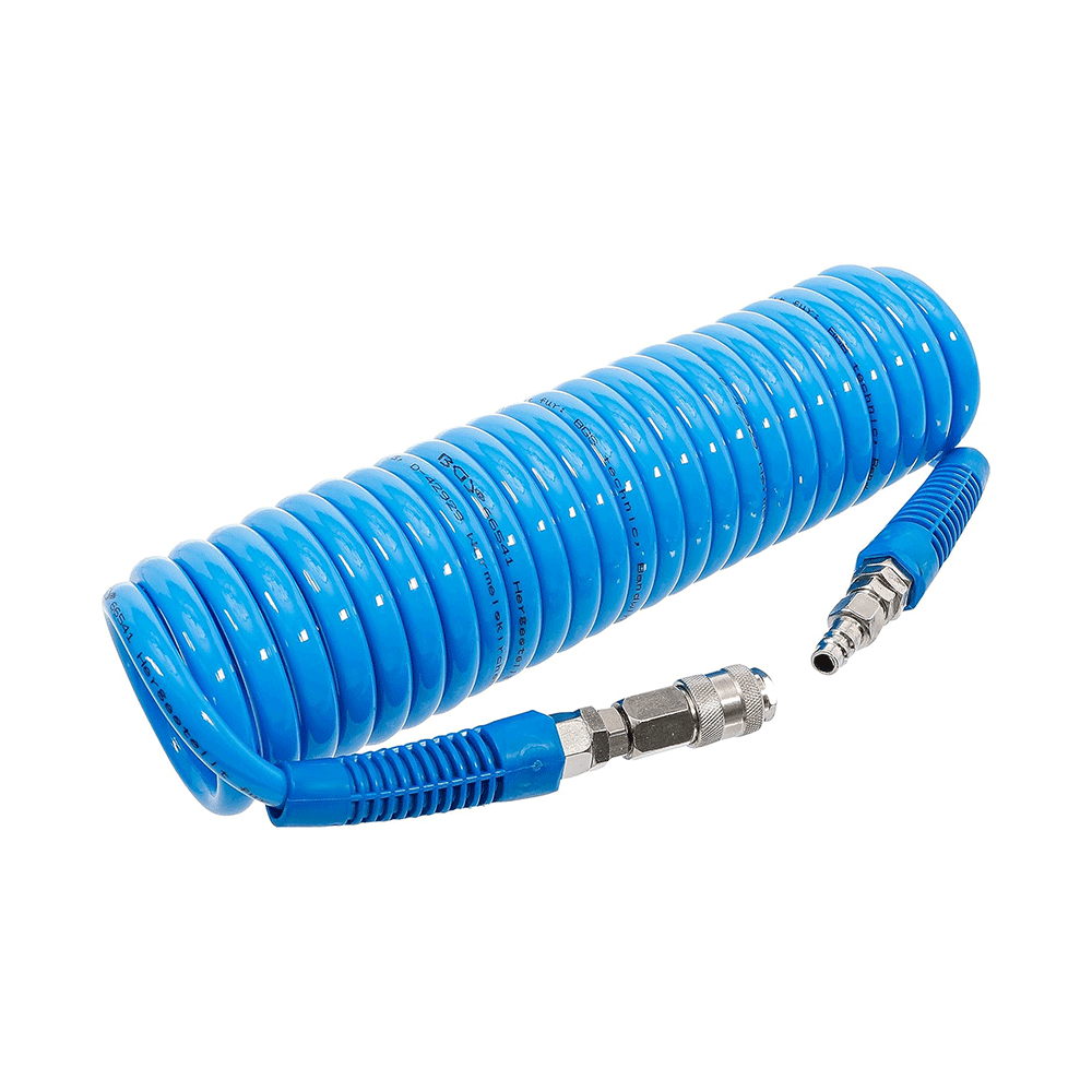 BGS crijevo za zrak spiralno 8/12 mm /6 m brze spojnice pro+ 66541