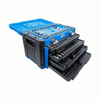 BGS set nasadnih ključeva i bitova 1/4”+ 3/8”+ 1/2” 300 dj. 74000