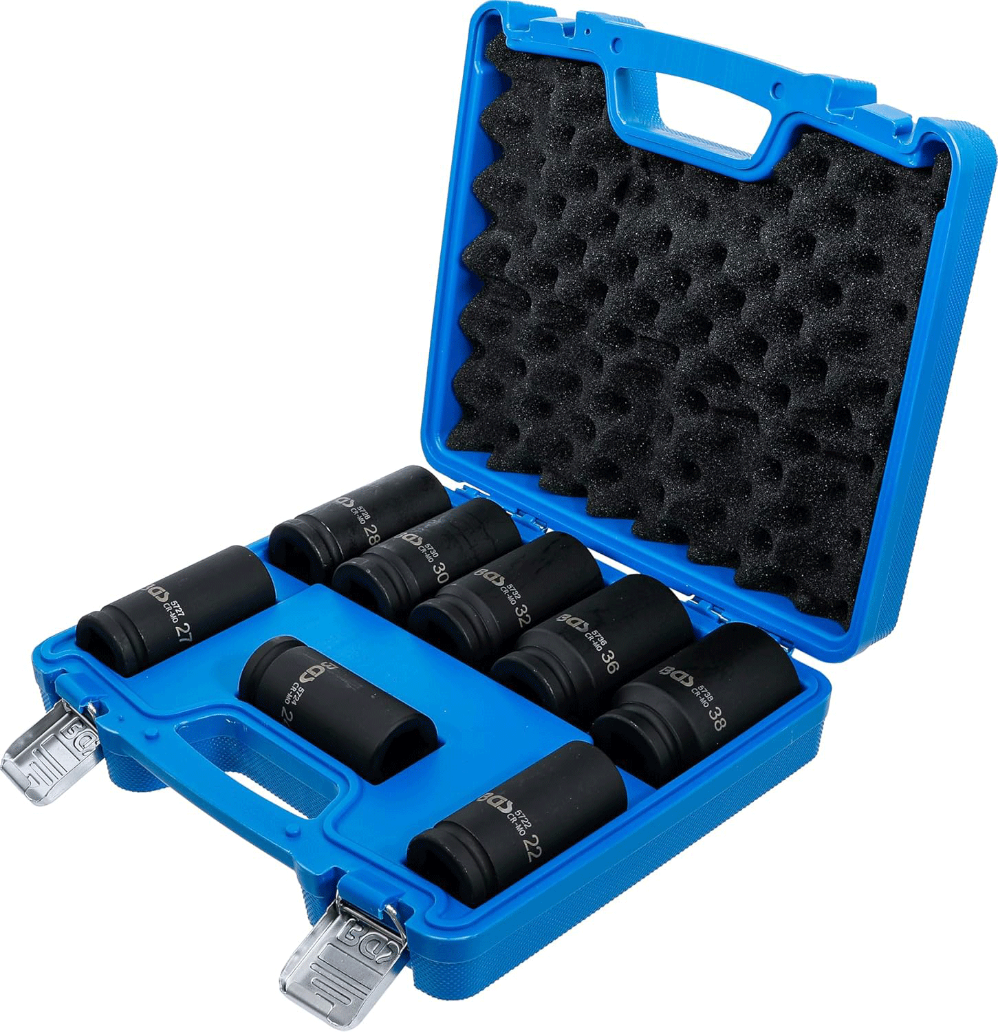 BGS set nasadnih ključeva udarni dugi 22-38 mm 3/4" 8 dj. 5241 - Slika 2