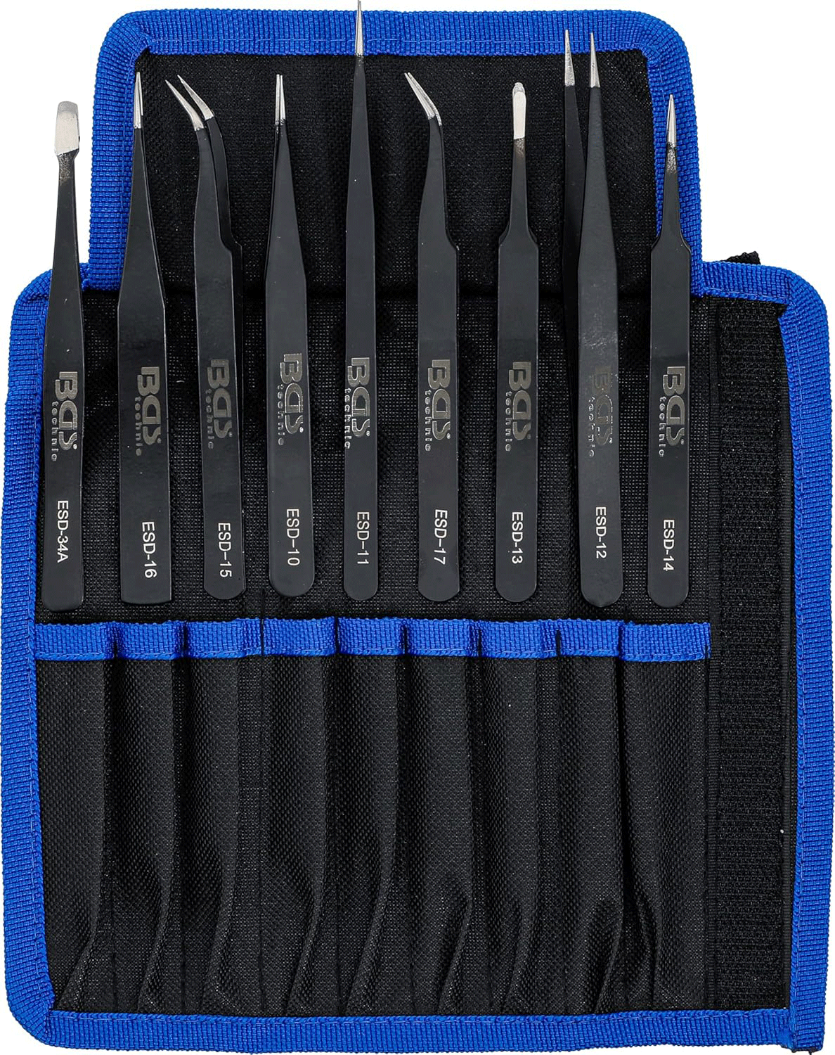 BGS set pinceta od nehrđajućeg čelika 9 dj. 74413 - Slika 2