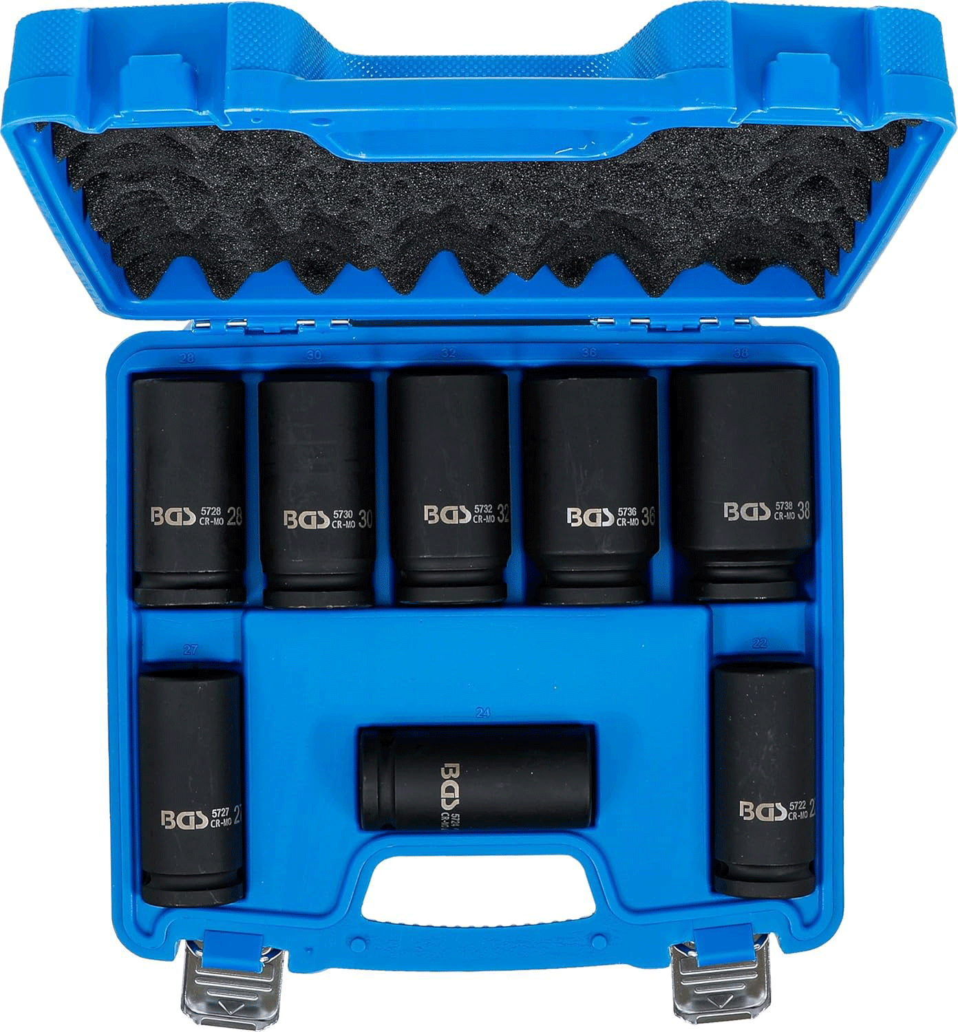 BGS set nasadnih ključeva udarni dugi 22-38 mm 3/4" 8 dj. 5241 - Slika 3