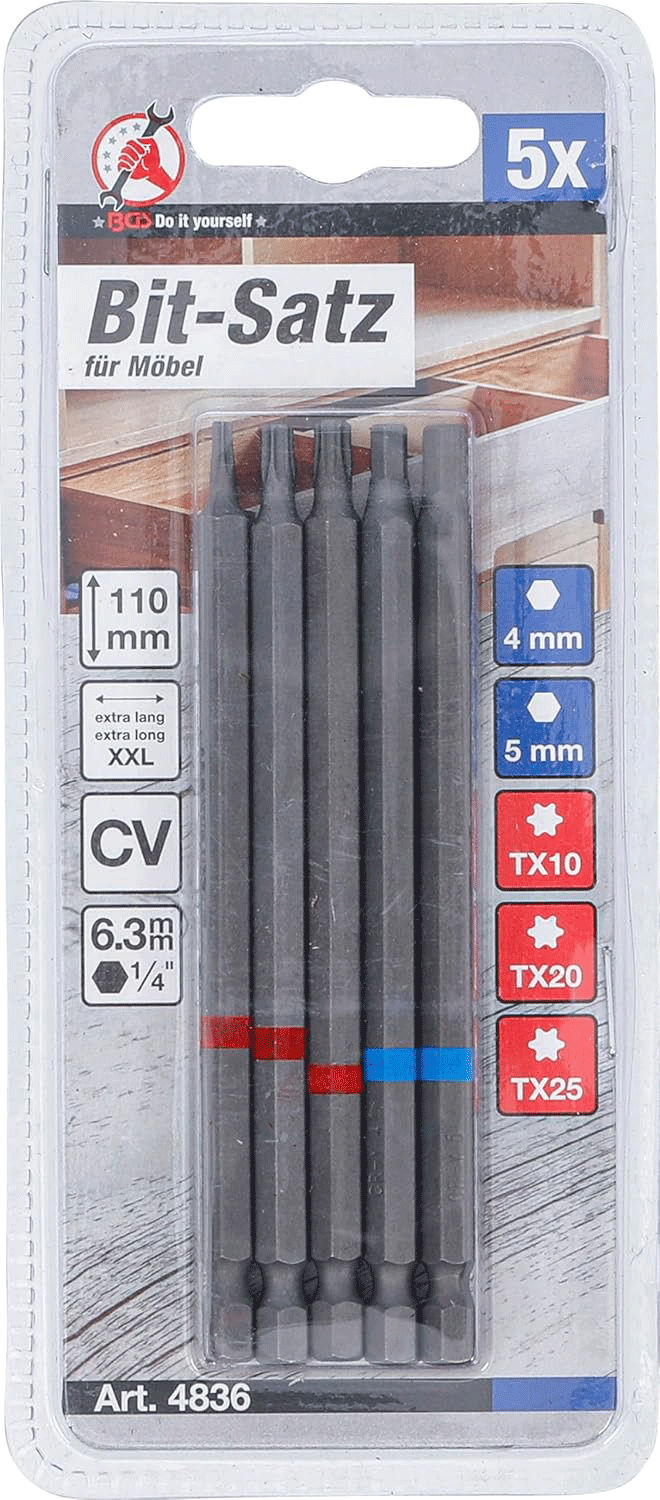 BGS set bitova Torx 110 mm 5/1 4836 - Slika 4