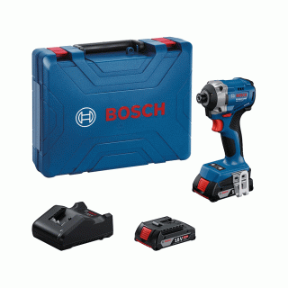 BOSCH aku udarni odvijač GDR 18V-215 18V 2xAku 18V 2,0Ah kovčeg