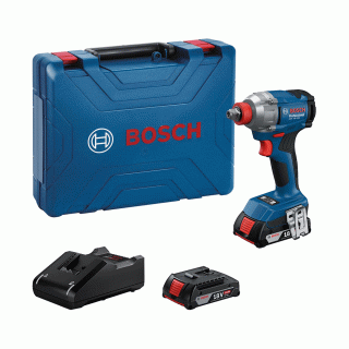BOSCH aku udarni odvijač GDX 18V-285 2xAku 18V 2,0Ah kovčeg