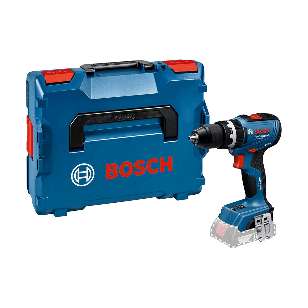 BOSCH aku udarna bušilica GSB 18V-65 18V bez baterije L-Boxx