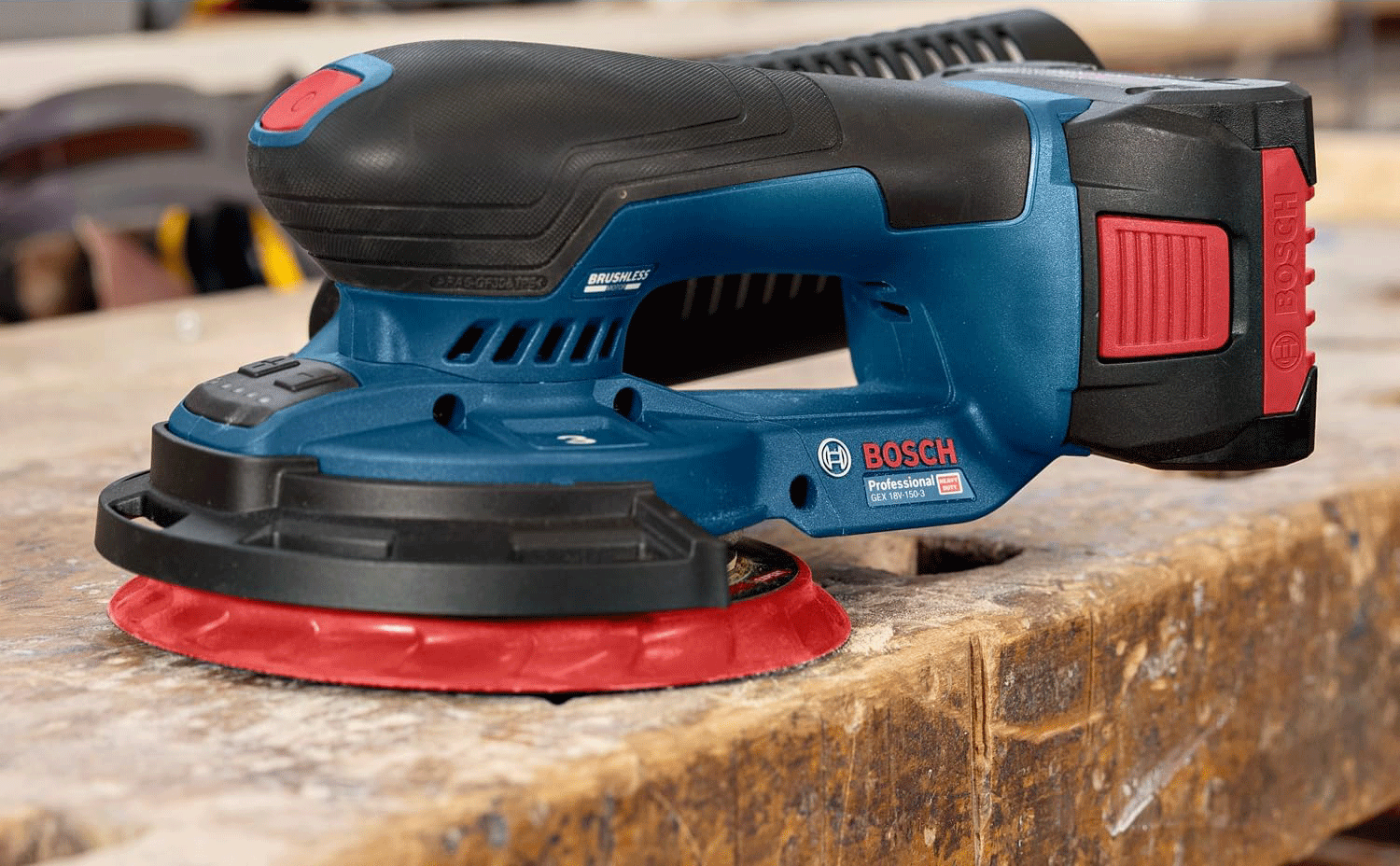 BOSCH aku ekscentarska brusilica GEX 18V-150-3 18V bez baterije L-Boxx - Slika 2