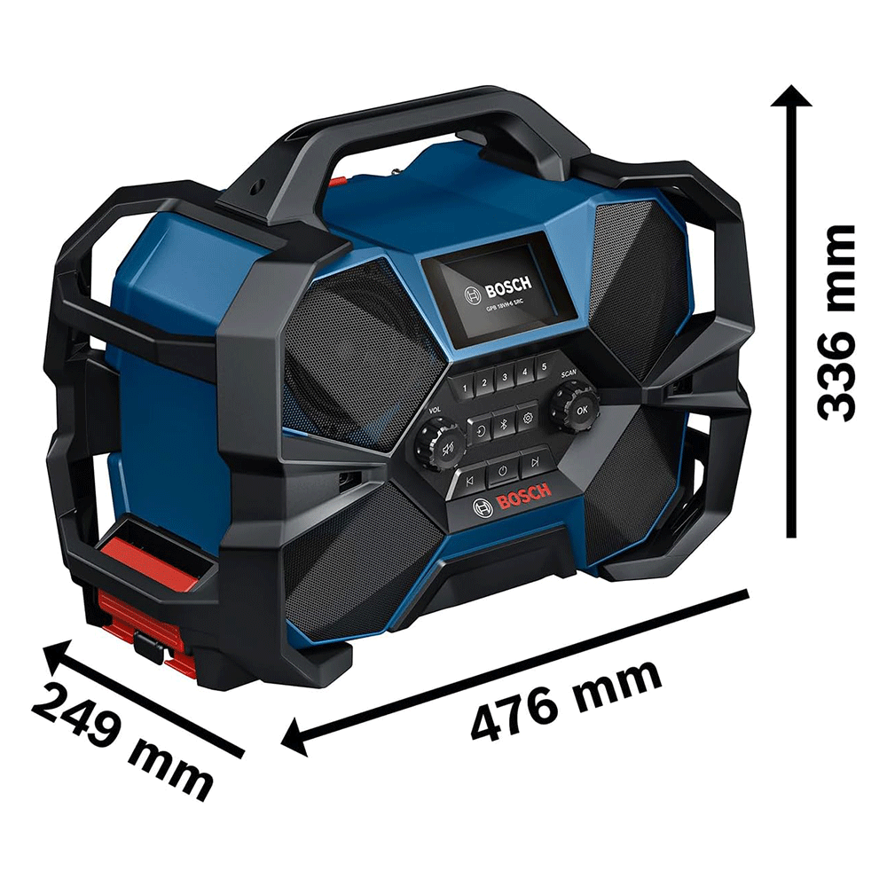 BOSCH aku radio GPB 18VH-6 SRC 18V bez baterije - Slika 2