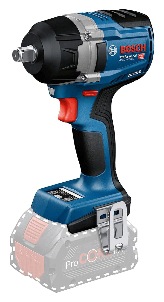 BOSCH aku udarni odvijač GDS 18V-750 C 18V bez baterije L-Boxx - Slika 2