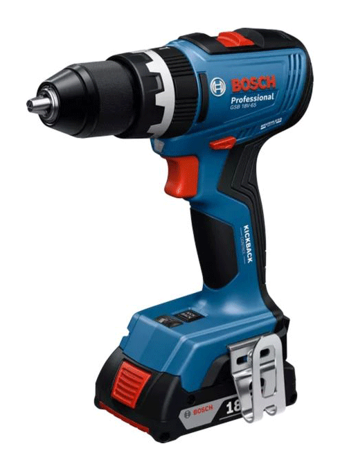 BOSCH aku udarna bušilica GSB 18V-65 2xAku 18V 2,0Ah L-Case - Slika 2