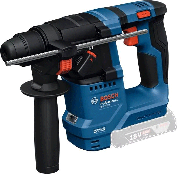BOSCH aku bušaći čekić GBH 18V-18 18V bez baterije L-Boxx - Slika 2