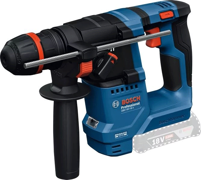 BOSCH aku bušaći čekić GBH 18V-18 X 18V bez baterije L-Boxx - Slika 2