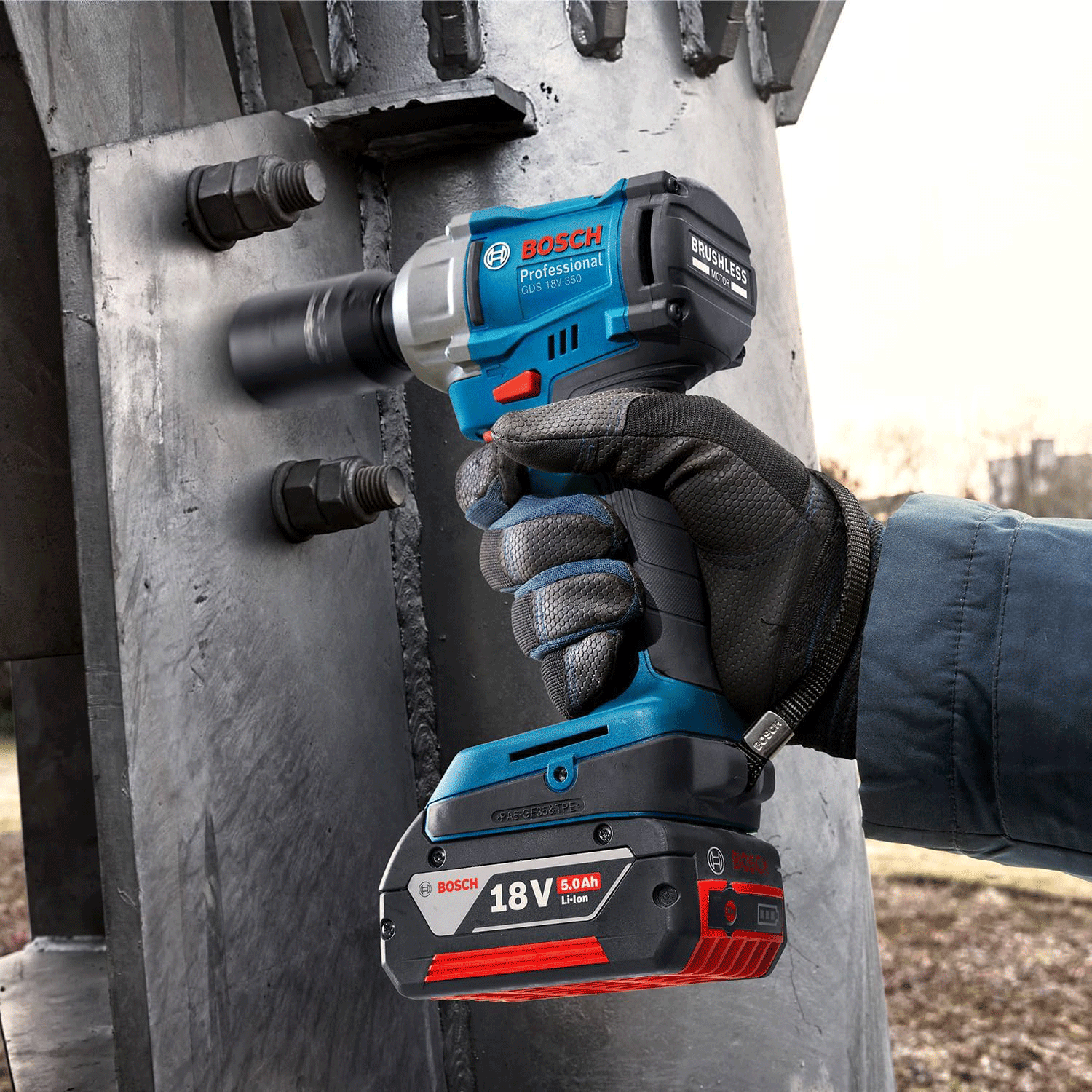 BOSCH aku udarni odvijač GDS 18V-350 18V bez baterije - Slika 3