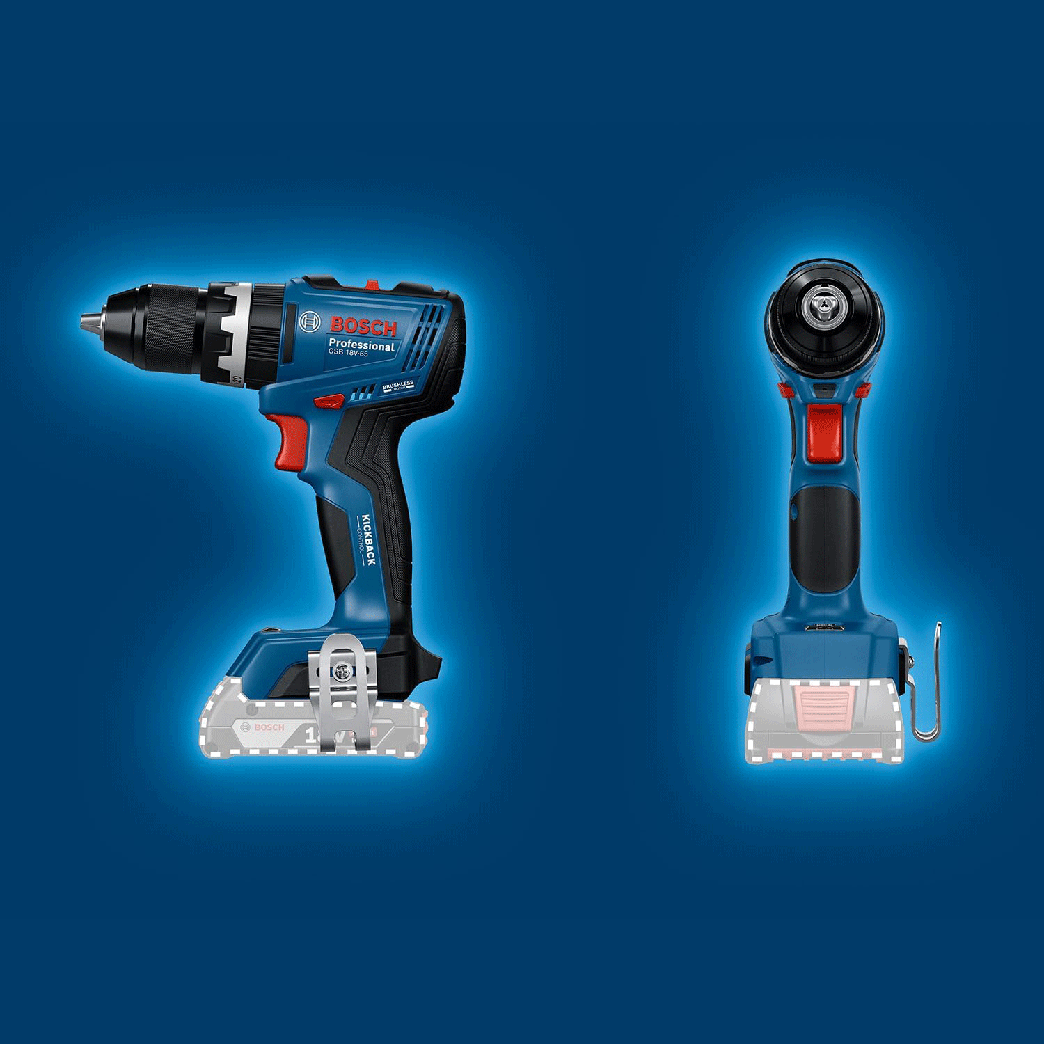 BOSCH aku udarna bušilica GSB 18V-65 18V bez baterije L-Boxx - Slika 3
