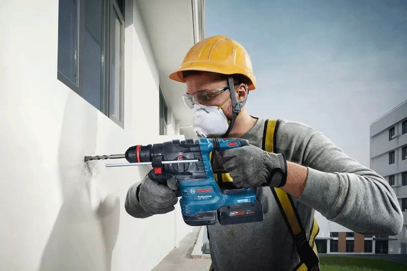 BOSCH aku bušaći čekić GBH 18V-22 X 2xAku 18V 4,0Ah L-Boxx - Slika 3