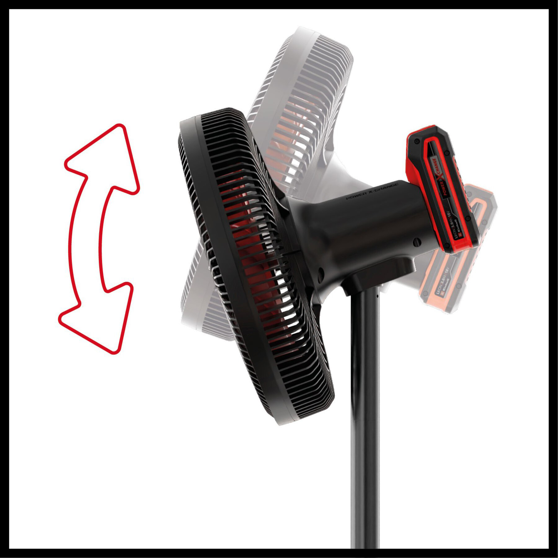 EINHELL aku ventilator GE-CF 18/320 P Li PXC 18V bez baterije - Slika 4