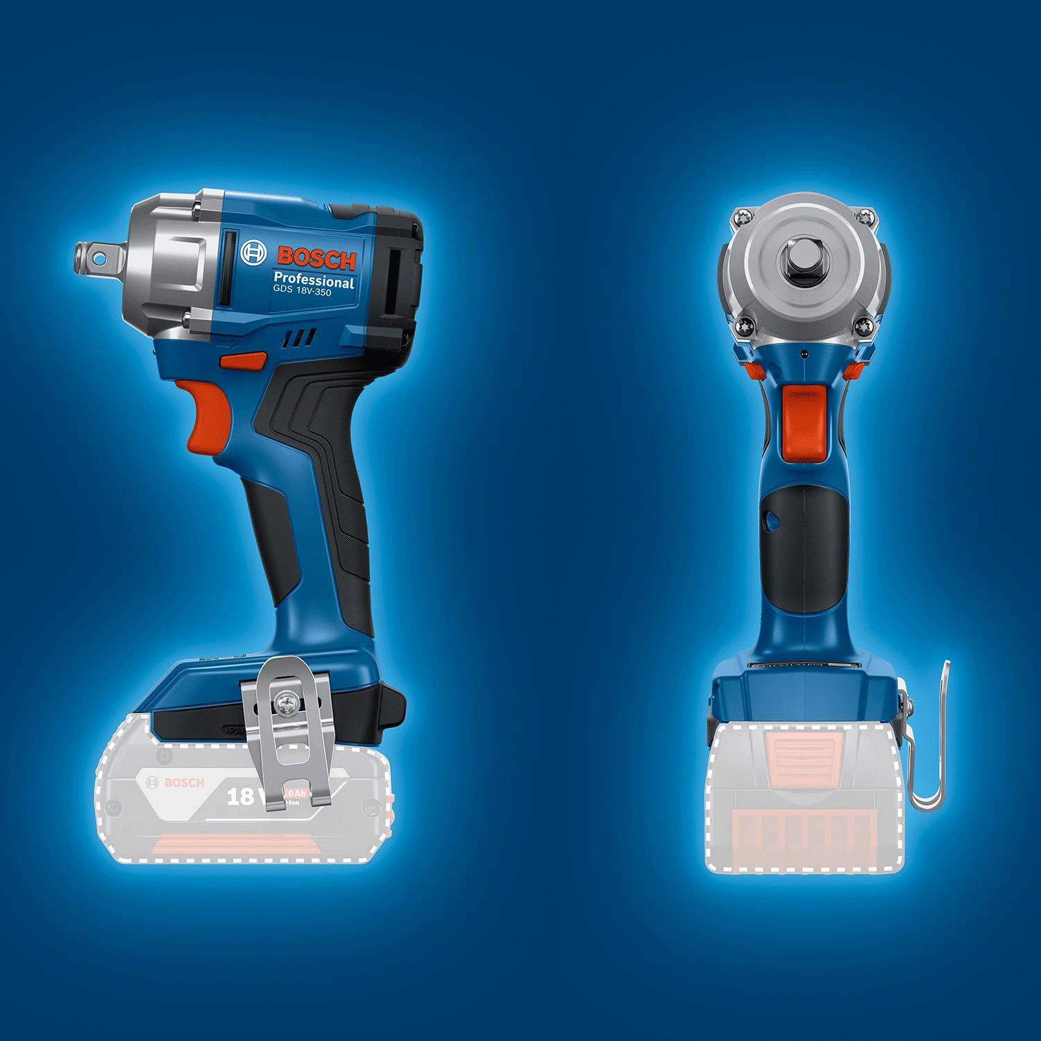 BOSCH aku udarni odvijač GDS 18V-350 18V bez baterije - Slika 4