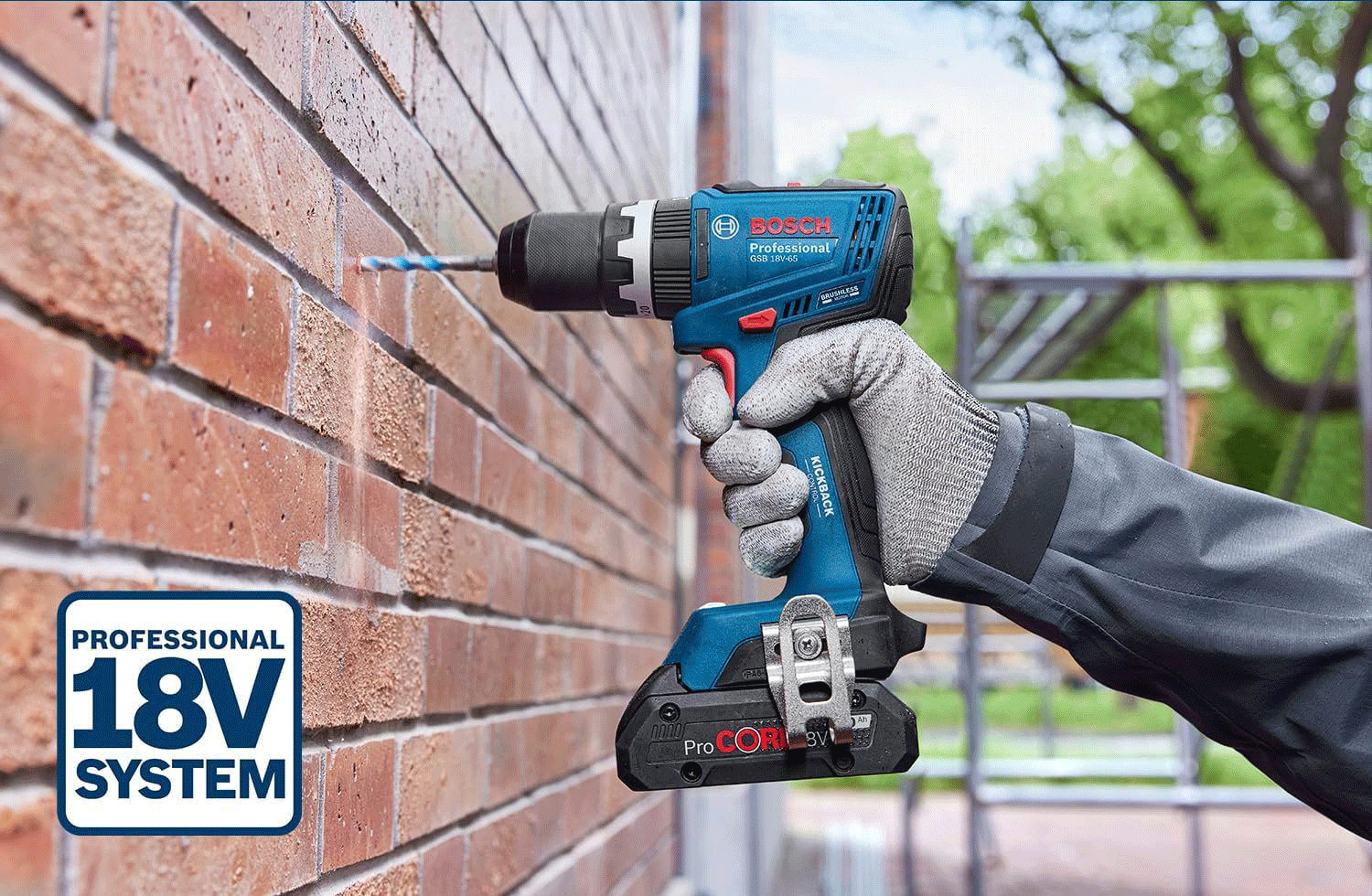 BOSCH aku udarna bušilica GSB 18V-65 2xAku 18V 5,0Ah L-Boxx - Slika 4
