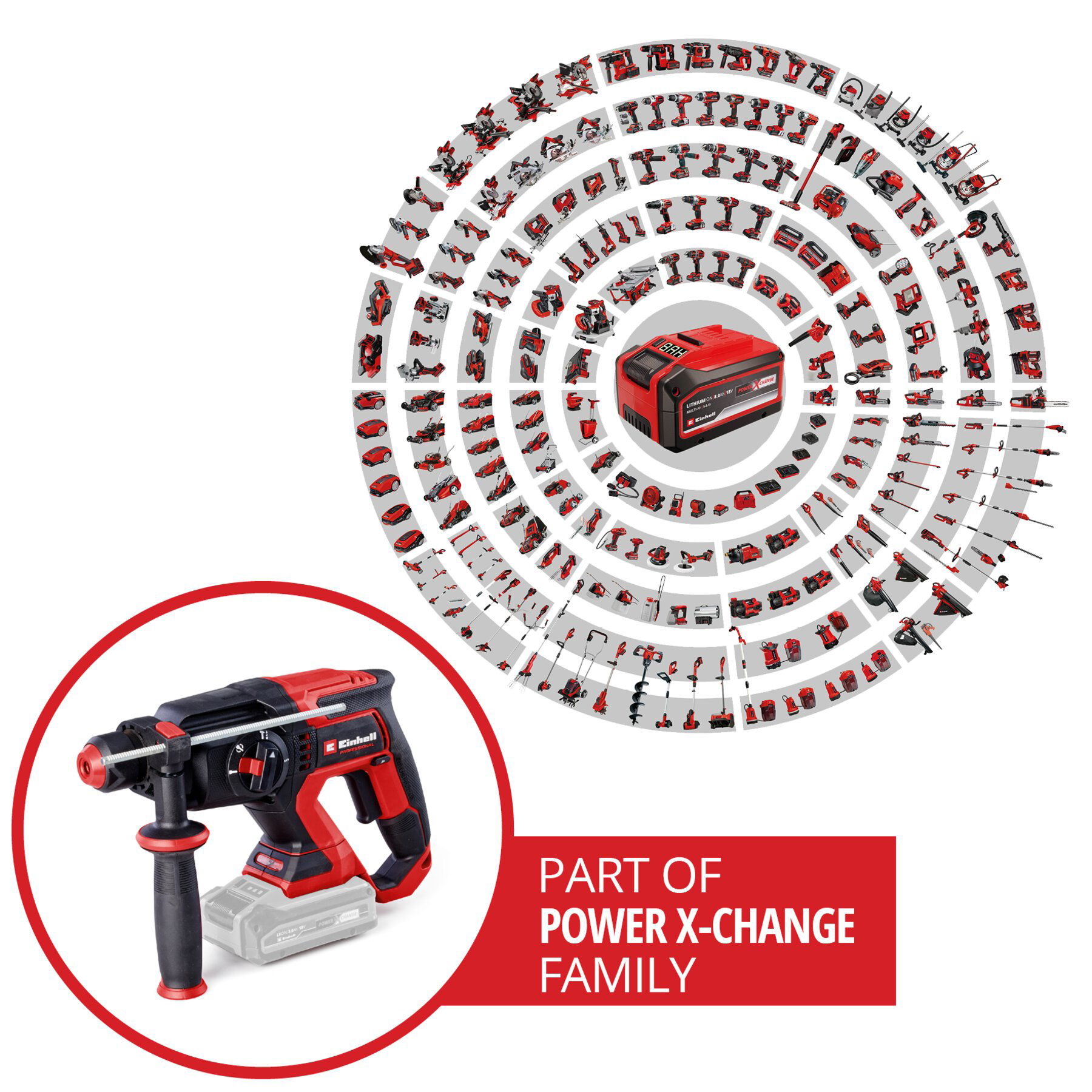 EINHELL PROFESSIONAL aku čekić bušilica TP-HD 18/22 D Li BL PXC 18V bez baterije - Slika 10