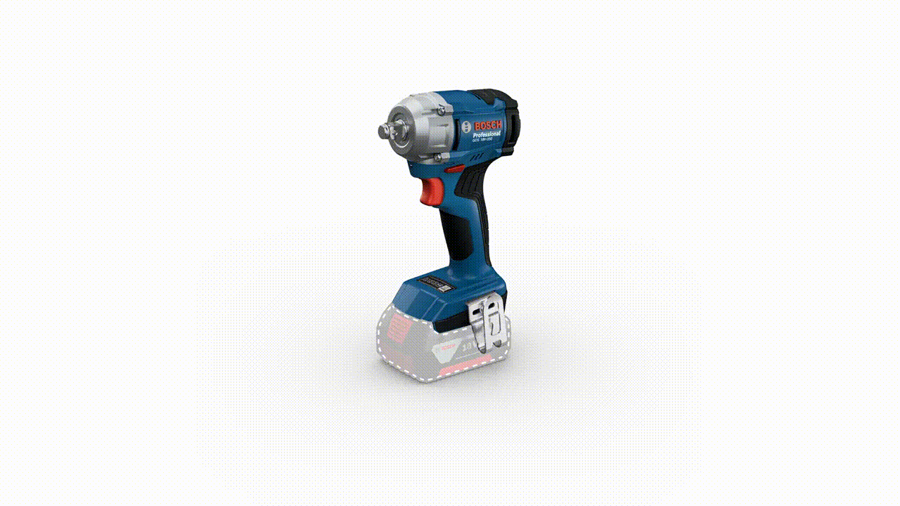 BOSCH aku udarni stezač GDS 18V-350 18V bez baterije L-Boxx - Slika 2