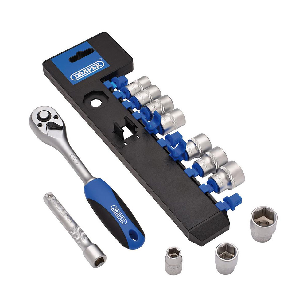 DRAPER set nasadnih ključeva 3/8'' 10-19 mm 12 dj. 16371-DRP