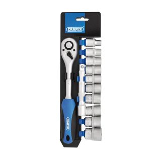 DRAPER set nasadnih ključeva s račnom 1/2'' 10-24 mm 16374-DRP