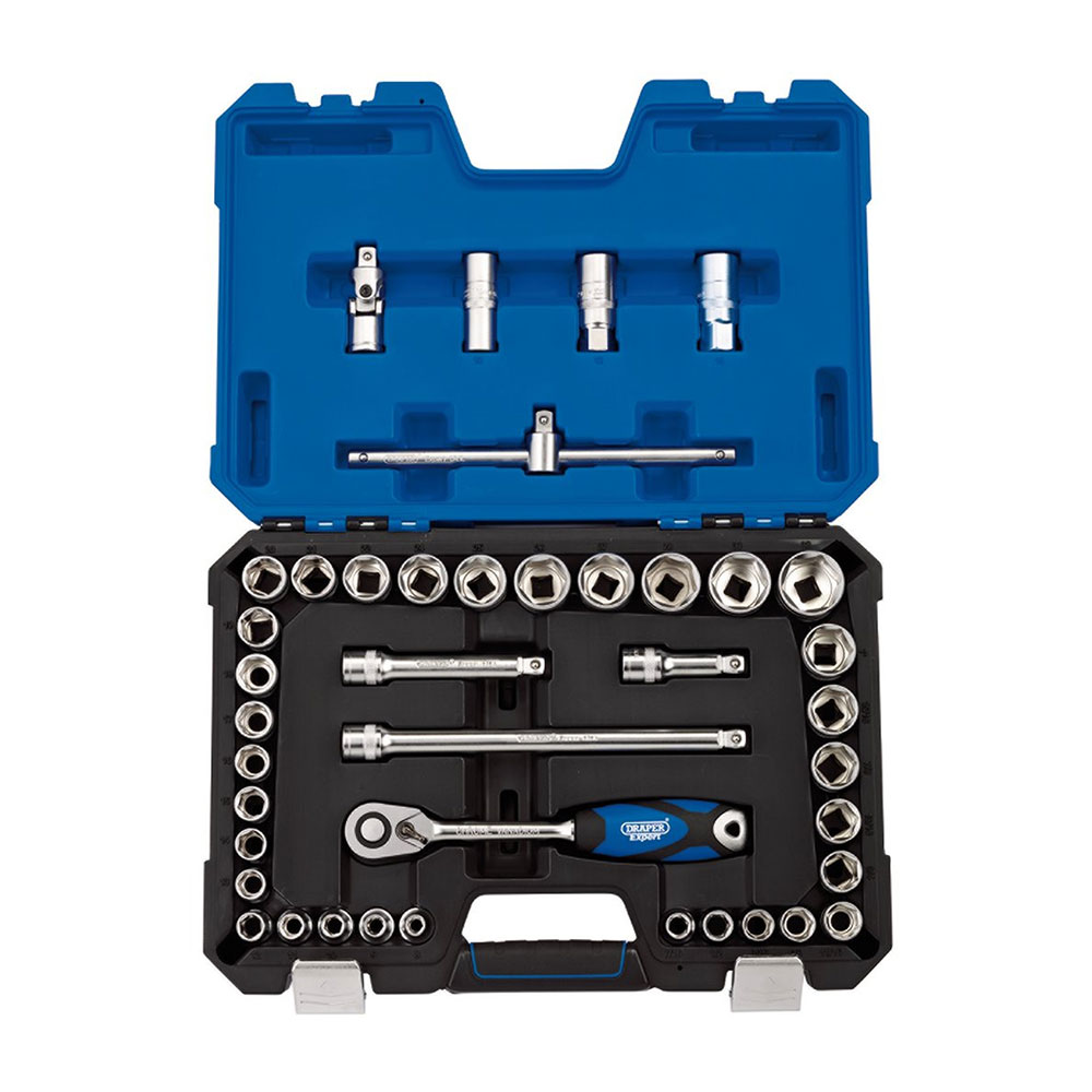 DRAPER set nasadnih ključeva 1/2" 8-32 mm + 7/16-1"AF 41 dj. 16453-DRP