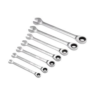 DRAPER set viličasto-okastih ključeva s račnom 8-19 mm 7 dj. 25397-DRP