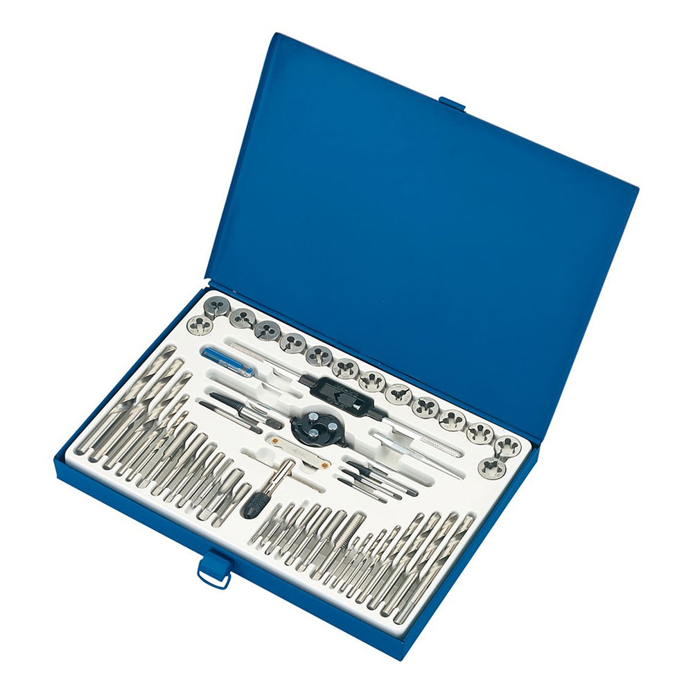 DRAPER set ureznica i nareznica M3-M12 + UNF 1/4-1" 52 dj. 79204-DRP
