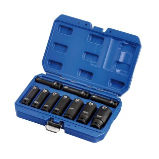DRAPER set nasadnih udarnih ključeva 1/2'' 10-27 mm 10 dj. 83096-DRP