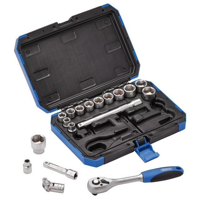 DRAPER set nasadnih ključeva 3/8'' 8-22 mm 18 dj. 16359-DRP - Slika 2