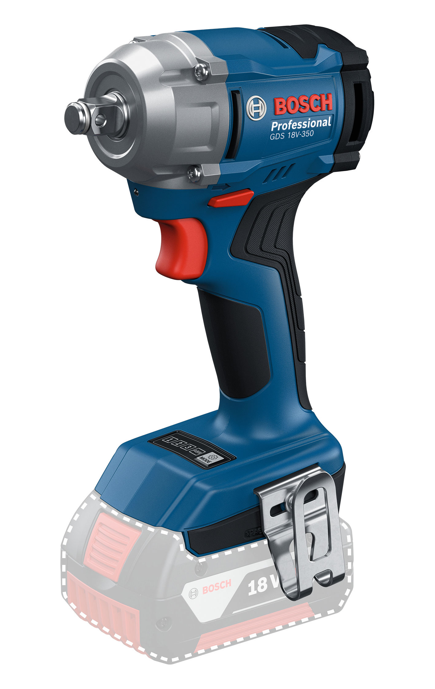BOSCH aku udarni odvijač GDS 18V-350 2xAku 18V 4,0Ah L-Boxx - Slika 2