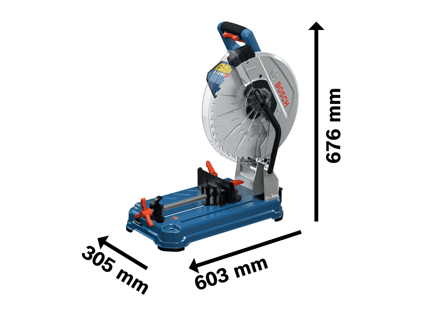 BOSCH aku pila za metal GCD 18V-355 18V bez baterije - Slika 2