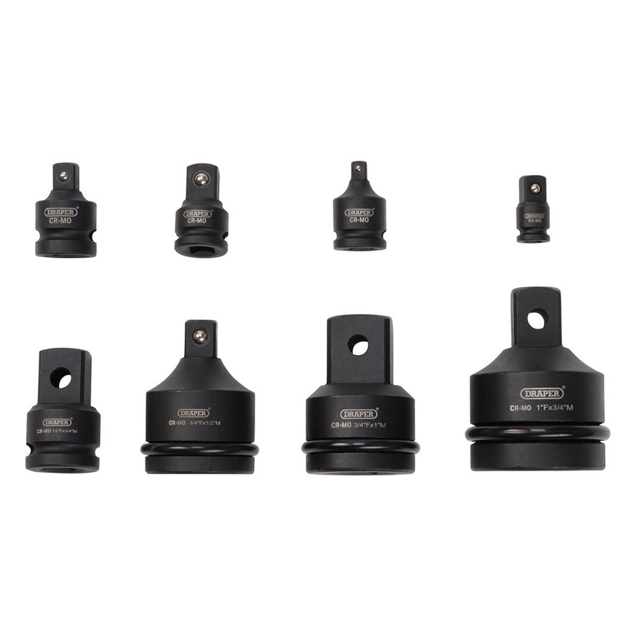 DRAPER set udarnih adaptera 1/4-1'' 8 dj. 83271-DRP - Slika 3