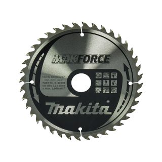 MAKITA list kružne pile 190x30x1,40 mm, 40Z, Makforce B-32340
