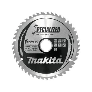 MAKITA list kružne pile 190x30x1,45 mm, 45Z, Efficut B-68622