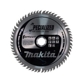 MAKITA list kružne pile 165x20x1,85 mm, 60Z, Efficut B-69864